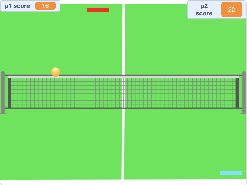 Two Player Ping Pong Game